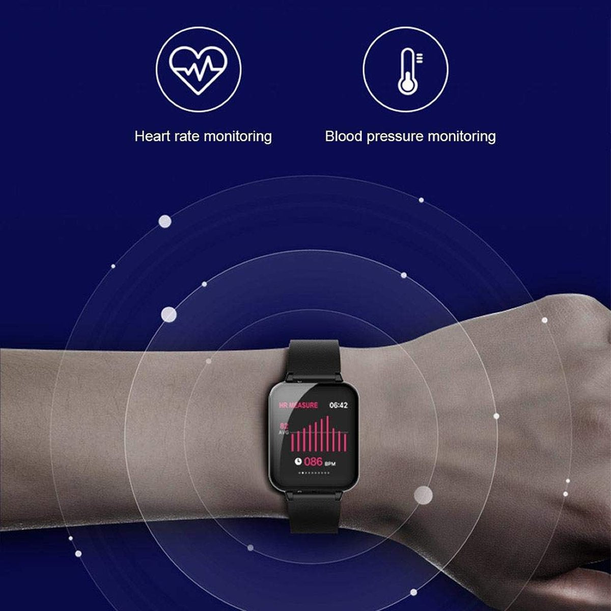 Smart Fitness Watch - Total Wellness Sports Activity Tracker for Running, Fitness & Health Monitoring