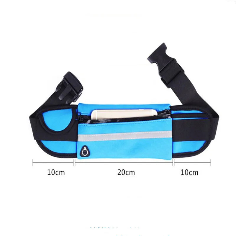 Running Waist Bag - Marathon Cycling Belt Bag for Men Women Runners - Multi-functional Fitness Pouch