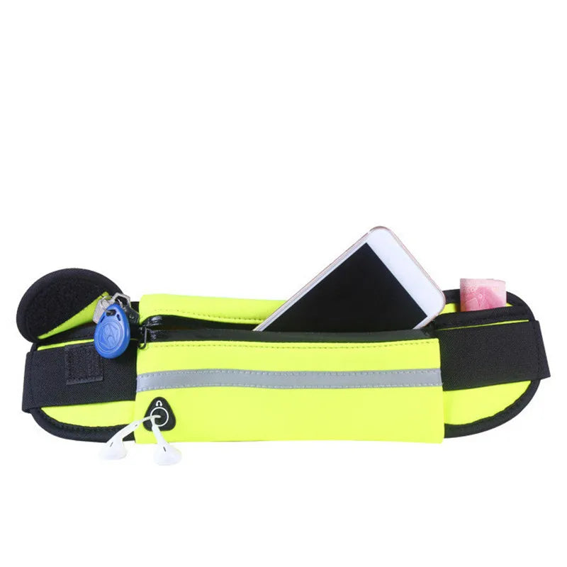 Running Waist Bag - Marathon Cycling Belt Bag for Men Women Runners - Multi-functional Fitness Pouch