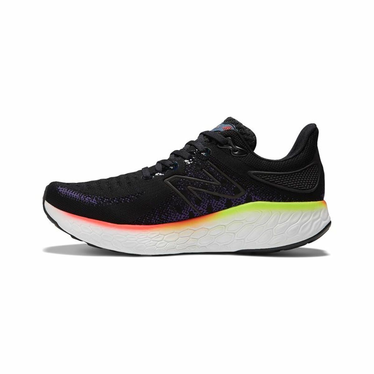 New Balance Fresh Foam 1080 V12 Black Running Shoes - Premium Mens Athletic Trainers for Running & Fitness