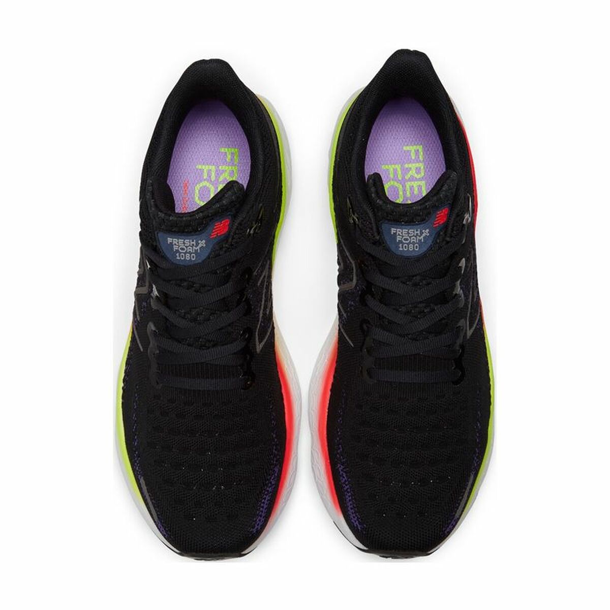 New Balance Fresh Foam 1080 V12 Black Running Shoes - Premium Mens Athletic Trainers for Running & Fitness