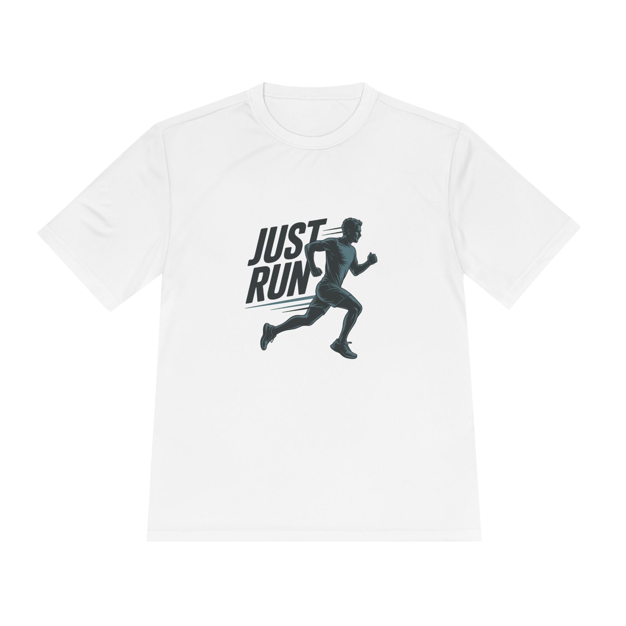 Just Run Unisex Moisture Wicking Tee - Perfect for Active Lifestyles