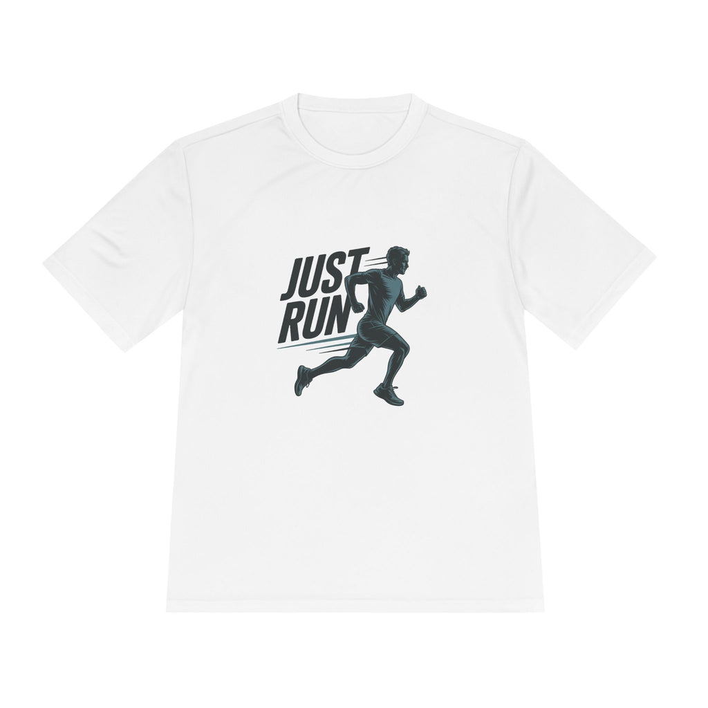 Just Run Unisex Moisture Wicking Tee - Perfect for Active Lifestyles